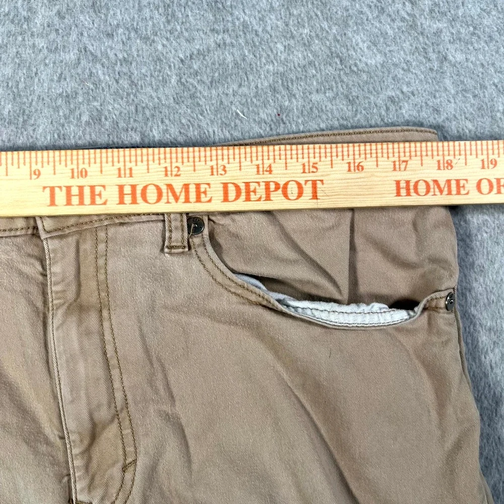 GAP Chino Pants Mens 36x32 Beige‎ Cotton Stretch Straight Leg Flat Front Casual